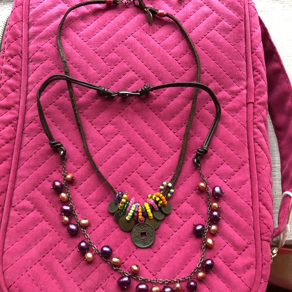 * Lucky Brand - beaded choker